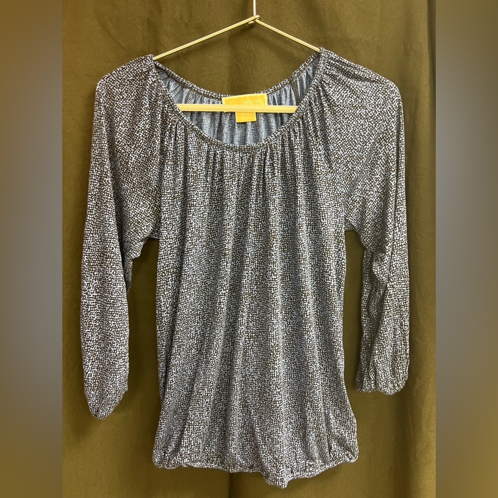 Micheal Kors- Blue, Shirt, Size: Petite Small, Pre-Owned good condition